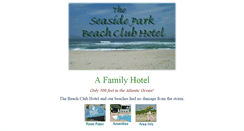 Desktop Screenshot of beachclubhotelnj.com
